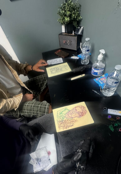 Sip and Ink Tattoo Workshop