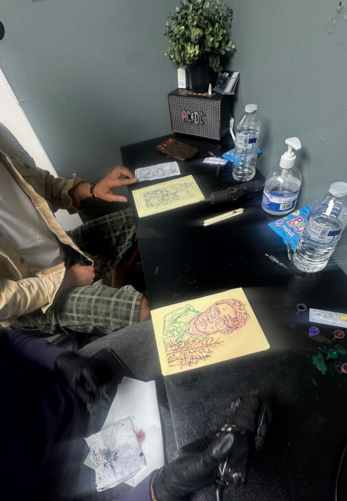 Sip and Ink Tattoo Workshop