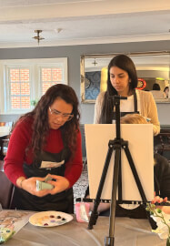 Sip and Paint Class: Cute Spring Bunny