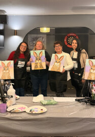 Sip and Paint Class: Cute Spring Bunny
