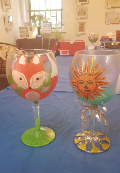 Sip and Paint Class - Glass Painting