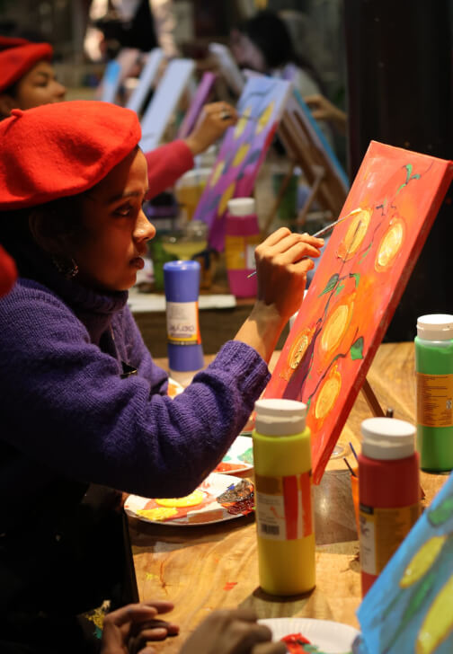 Sip and Paint Class