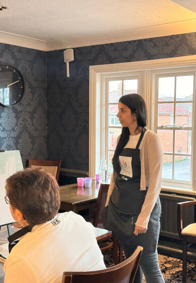 Sip and Paint: Dreamy Sunset Road Escape Painting Class
