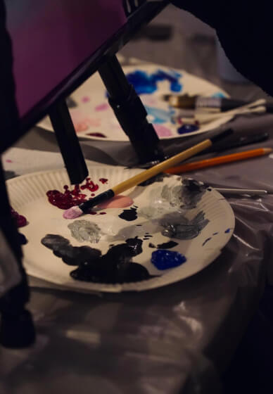 Sip and Paint: Dreamy Sunset Road Escape Painting Class