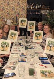 Sip and Paint Experience at the Broadway