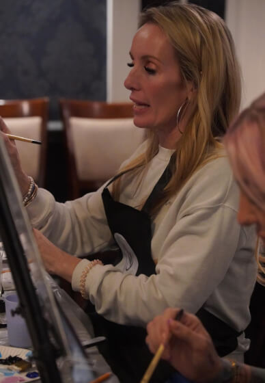 Sip and Paint Experience: Colourful Hummingbird