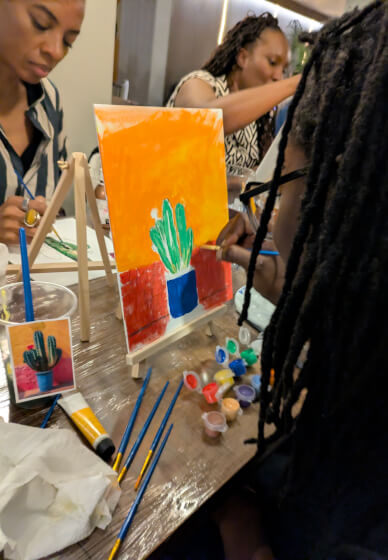 Sip and Paint Experience