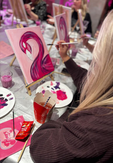 Sip and Paint Workshop Southam Warwickshire