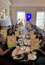 Sip and Paint Workshop Southam Warwickshire