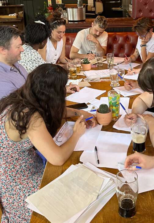 Sip and Scrawl: A Creative Writing Experience