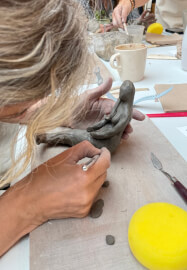 Sip and Sculpt Clay Workshop