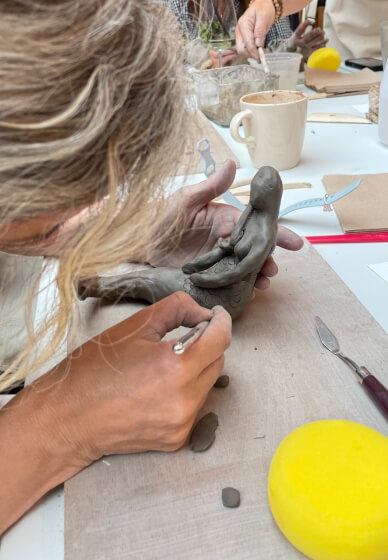 Sip and Sculpt Clay Workshop in Norwich