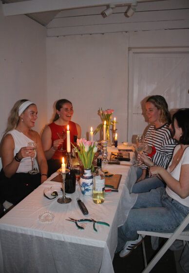 Sip and Silver Jewellery Making Workshop