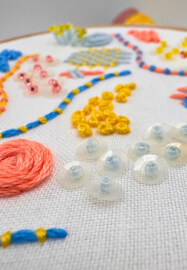 Sip and Stitch 3D Embroidery Workshop