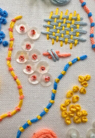 Sip and Stitch 3D Embroidery Workshop
