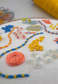 Sip and Stitch 3D Embroidery Workshop