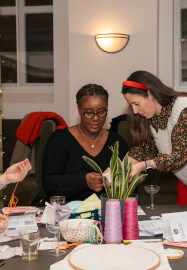 Sip and Stitch 3D Embroidery Workshop