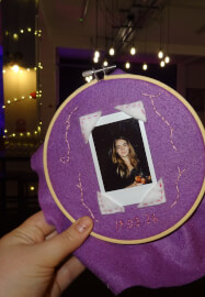 Sip and Stitch Class