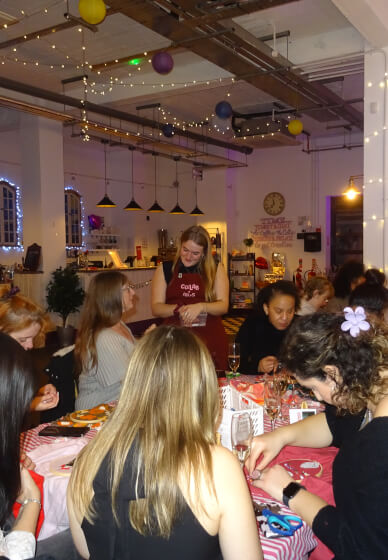 Sip and Stitch Class