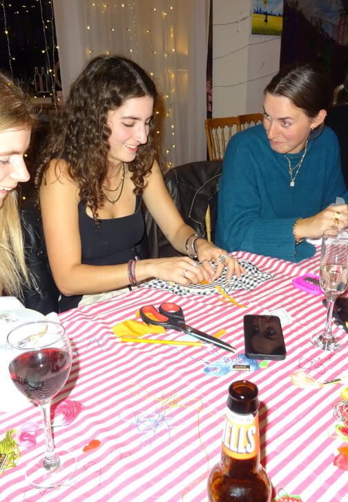 Sip and Stitch Class