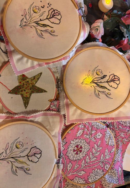 Sip and Stitch Embroidery Workshop