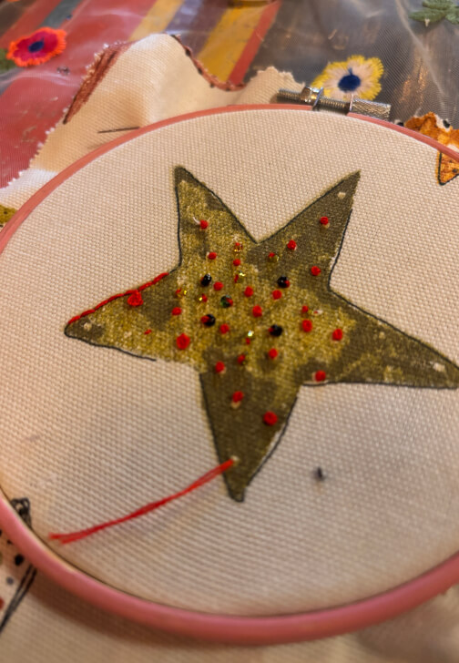 Sip and Stitch Embroidery Workshop