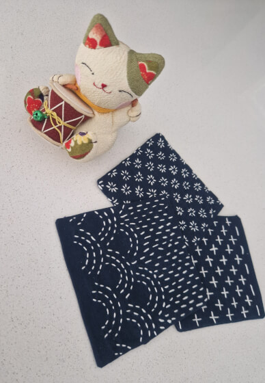 Sip and Stitch Sashiko Experience