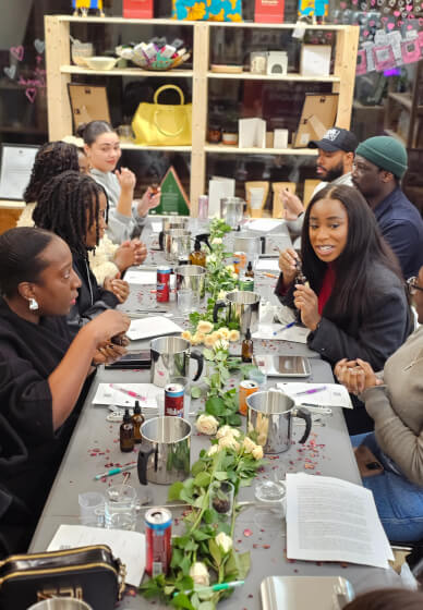 Sip and Wick Scented Candle Workshop with Apetisers