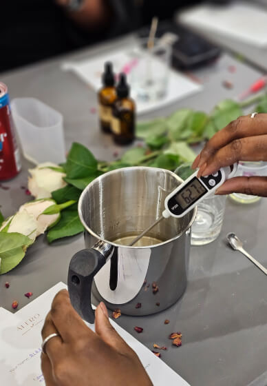 Sip and Wick Scented Candle Workshop with Apetisers