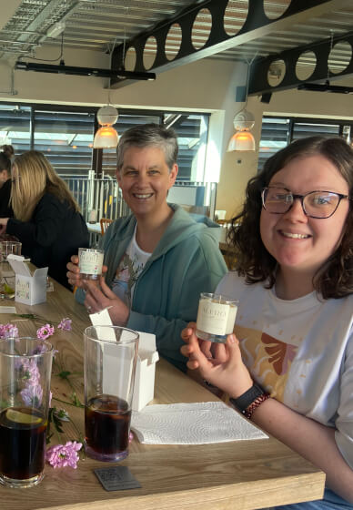 Sip and Wick Scented Candle Workshop with Apetisers