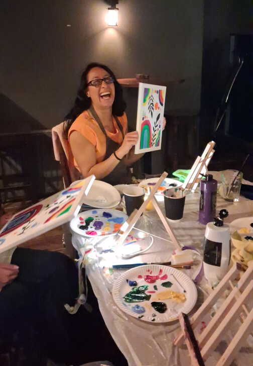 Sip N Paint Workshop at the Ministry