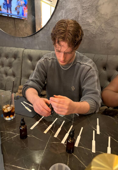 Sip 'n' Scent Perfume Making Experience with Cocktails