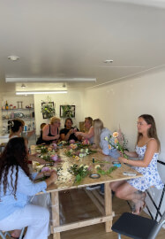 Sip, Paint and Bouquet Workshop GGM Collab