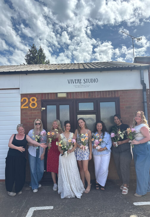 Sip, Paint and Bouquet Workshop