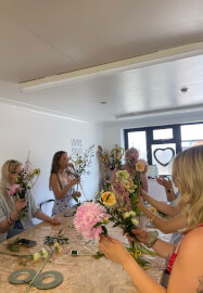 Sip, Paint and Bouquet Workshop