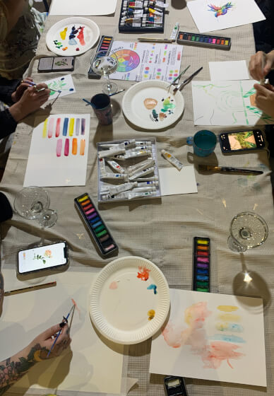 Sketch and Sip Social Club Workshop