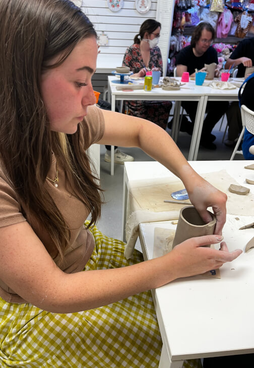 Slab-Pot Mug or Jug Pottery Class