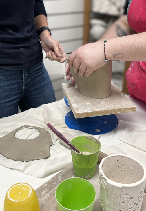 Slab-Pot Mug or Jug Pottery Class