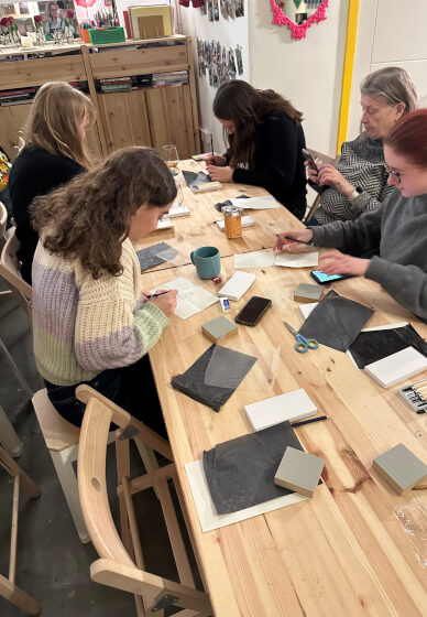 Social Print Session – Gelli, Lino and Tetrapak