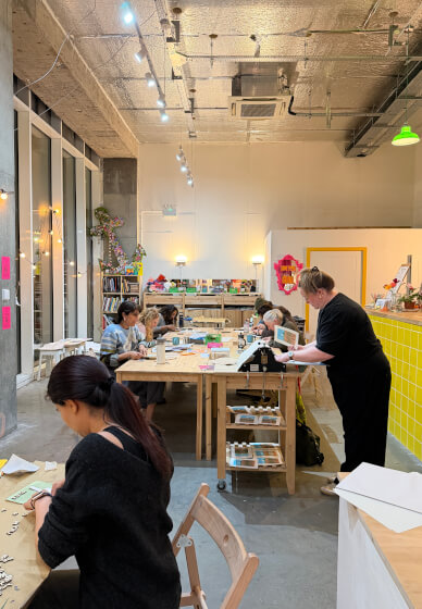 Social Print Session – Gelli, Lino and Tetrapak