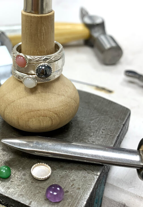Solitaire Ring Stone Setting Class