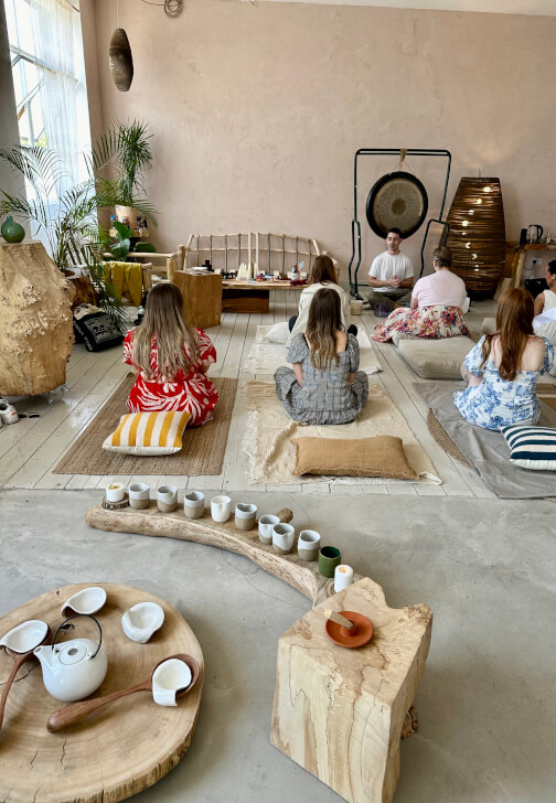 Sound Bath Healing Class and Tea Ceremony Experience