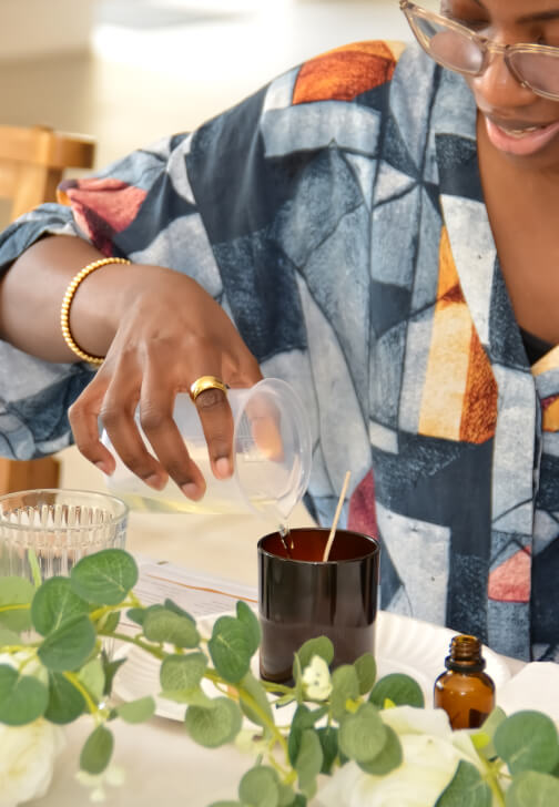 Soy Candle Making and Journaling Workshop