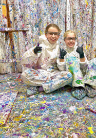 Splatter Painting Class - Private Session