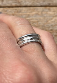 Silver Stacking Rings Workshop