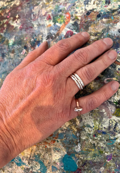 Silver Stacking Rings Workshop