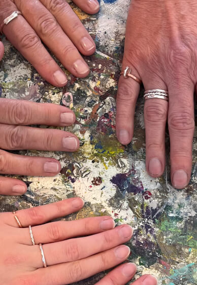 Silver Stacking Rings Workshop