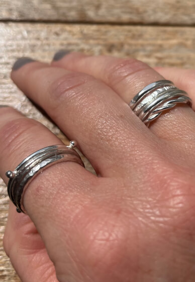 Silver Stacking Rings Workshop