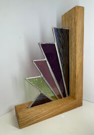Stained Glass Art Deco Book Ends Workshop