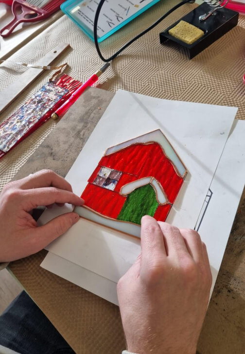 Stained Glass Christmas Decorations Workshop